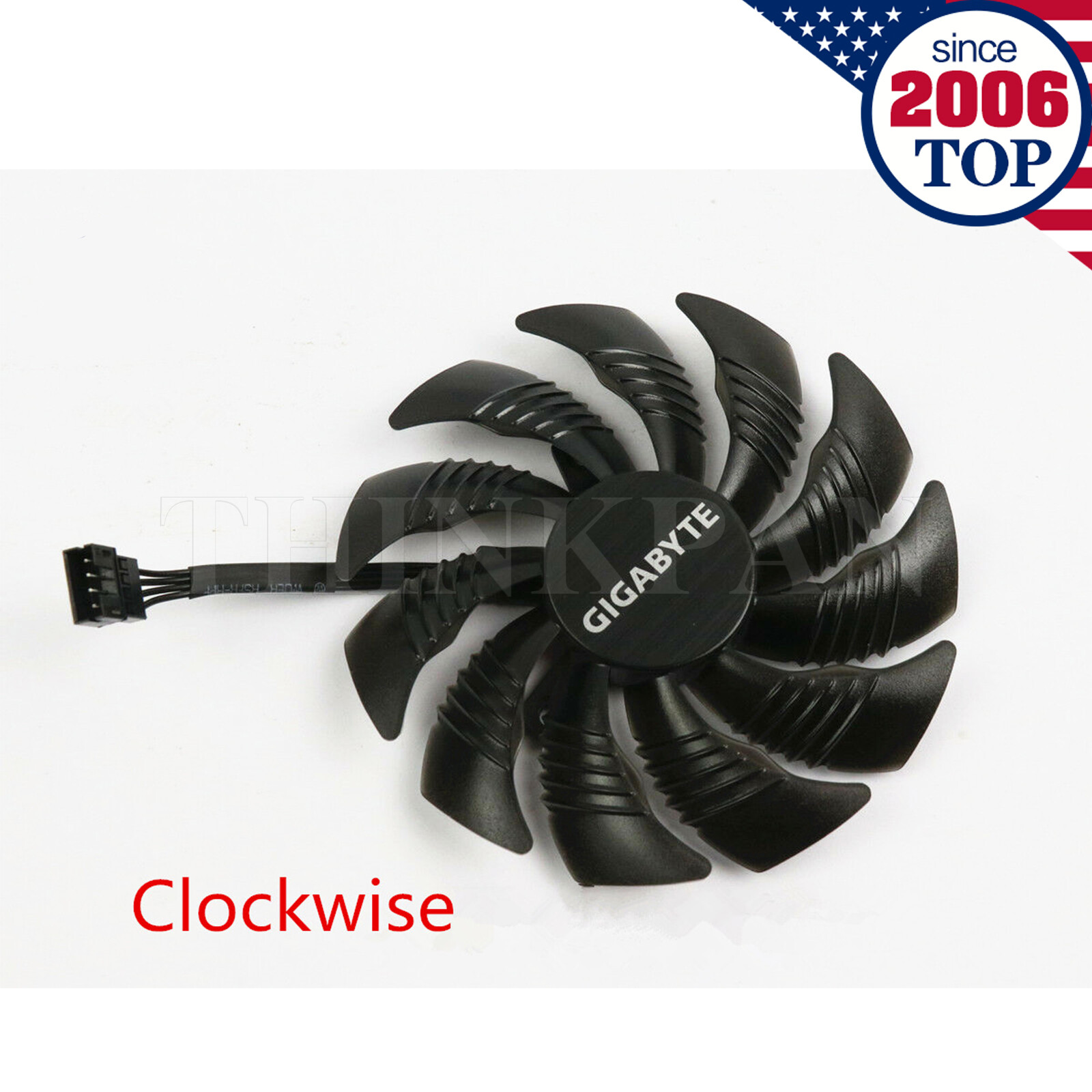 Graphics card cooling fan for Gigabyte P106 GTX1060 1050ti 1070 RX570 580 4PIN