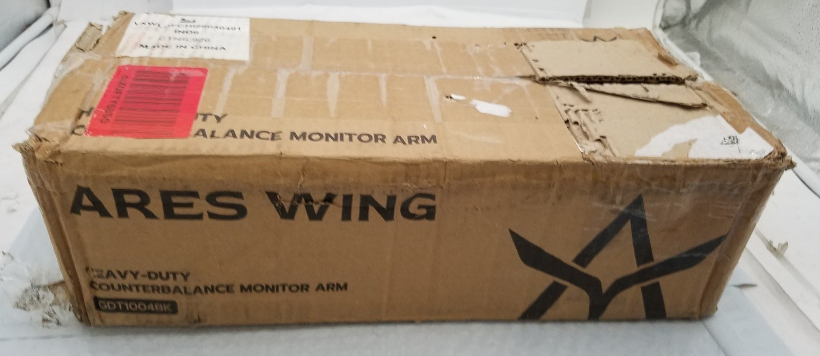 ARES WING Ultrawide Monitor Desk Arm for 17 to 49 Inch Screen, Holds 44 Lbs
