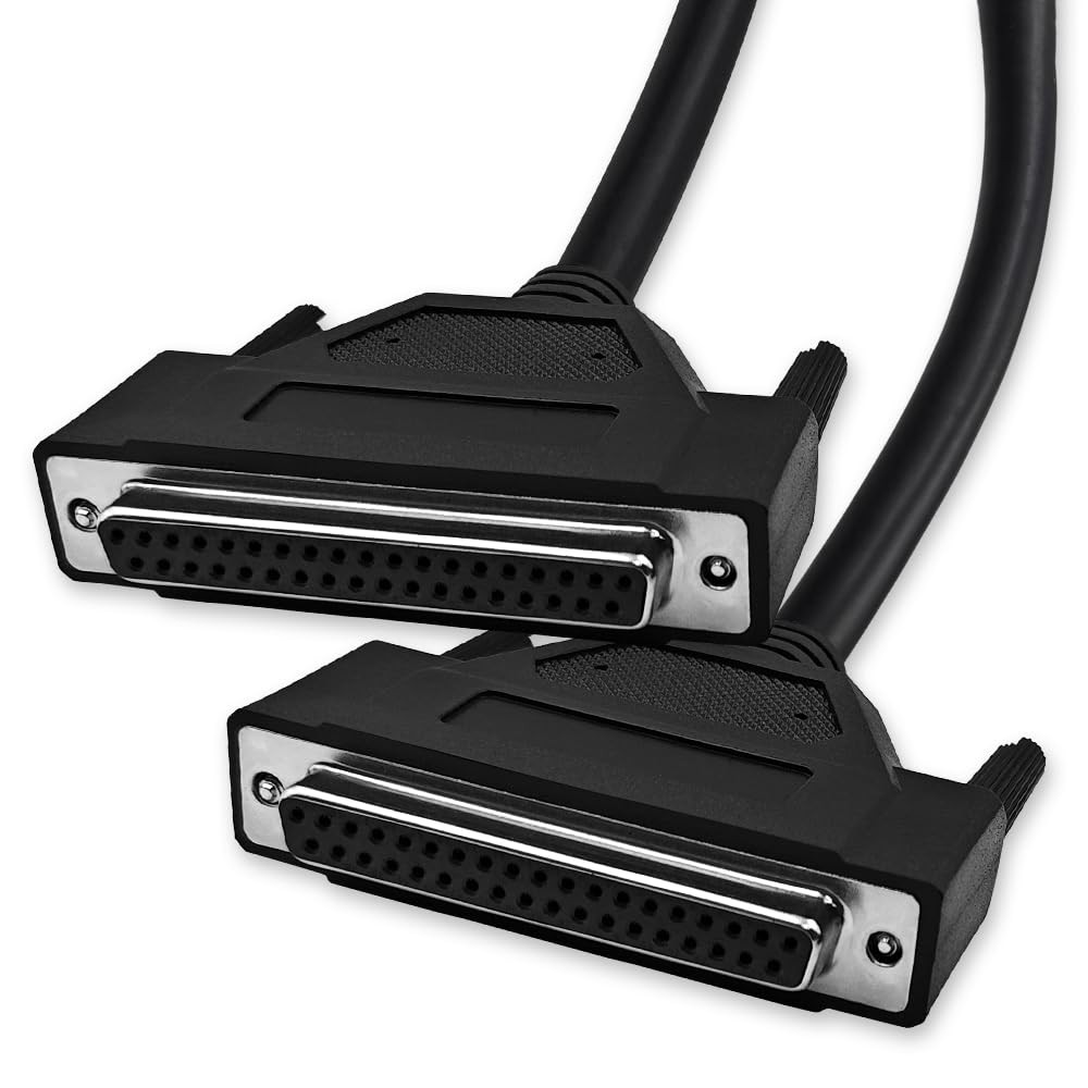 DB37 37 Pin 5 Feet/1.5 Meter Serial Cable Double Shielded Female to Female