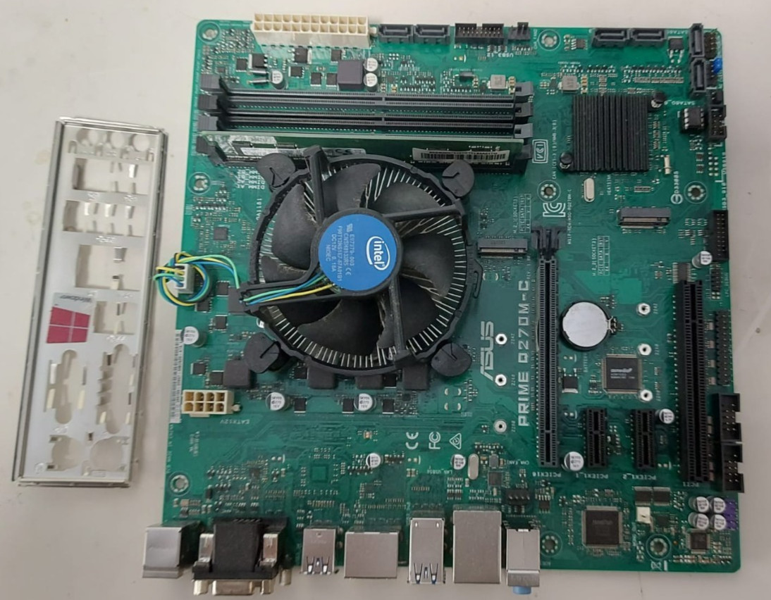 ASUS PRIME Q270M-C Motherboard Core i5-7500 4GB DDR4 With I/O Shield