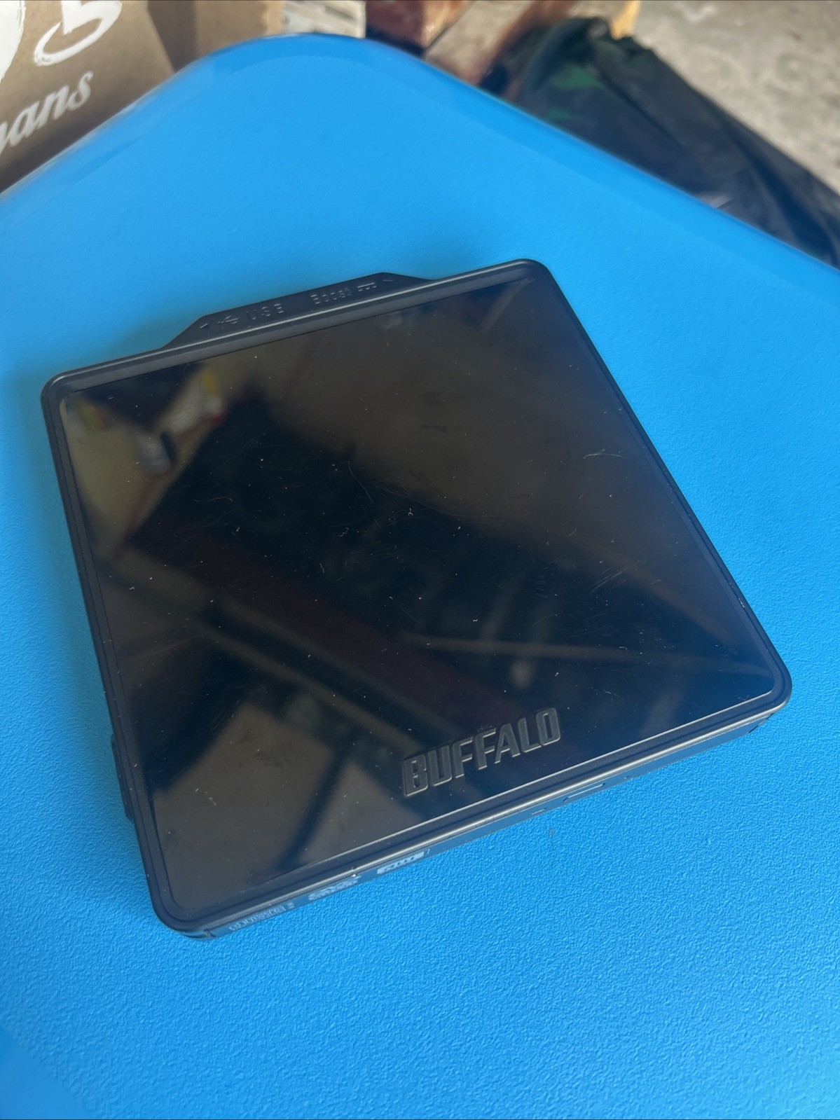 Buffalo External USB DVD RW Drive DVSM-PC58U2V Slim Portable CD DVD