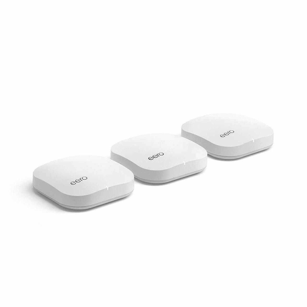 eero Mesh WiFi System 3-Pack Home Router Extenders w/ Power Adapters