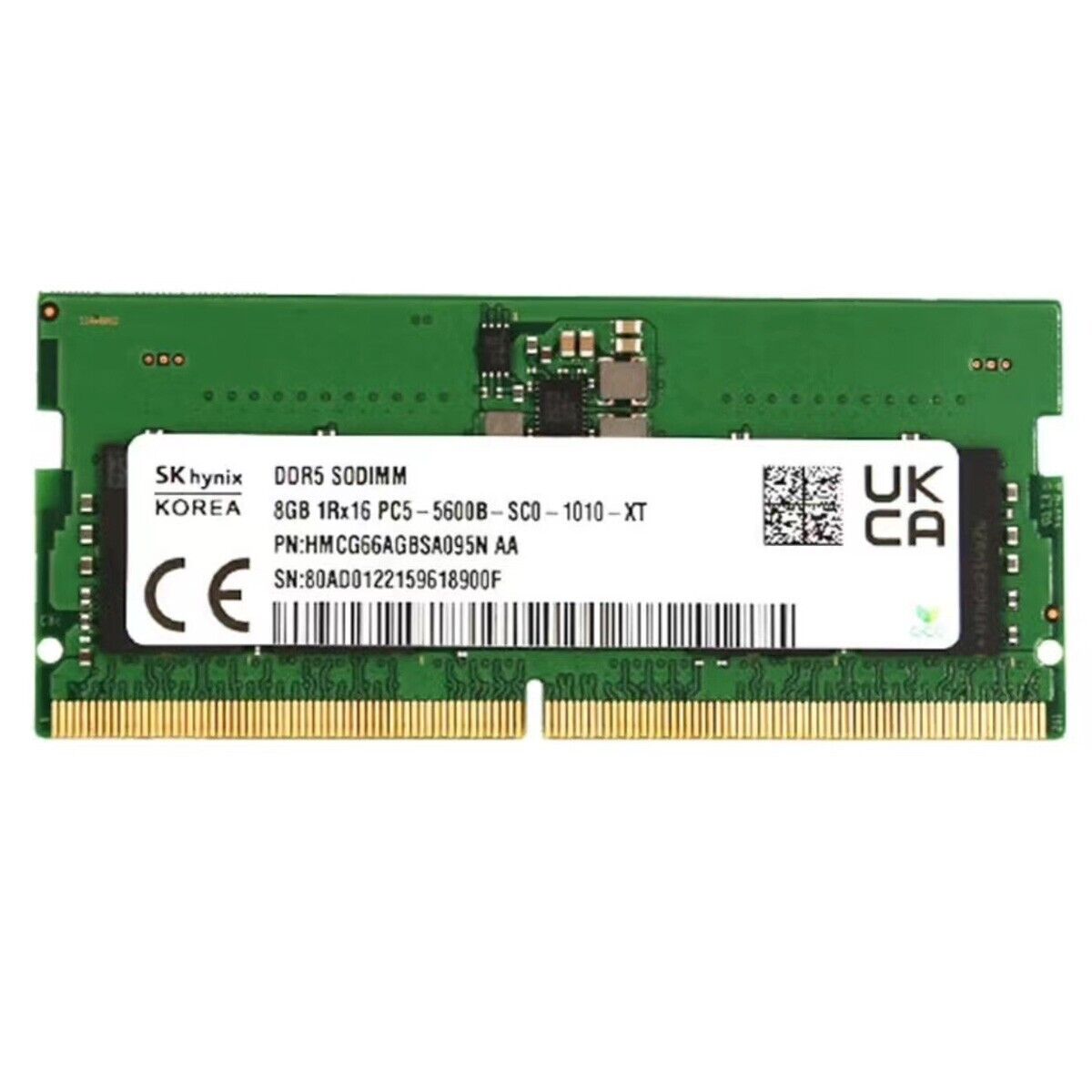 New Hynix 8GB DDR5 5600MHz PC5-44800 Laptop SODIMM Memory Ram (HMCG66AGBSA095N)