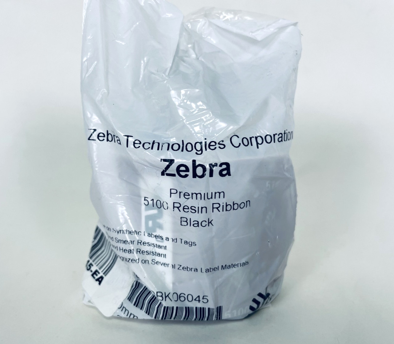 Zebra Premium 5100 Resin Ribbon Black Thermal Transfer 60mmx450m 05100BK06045