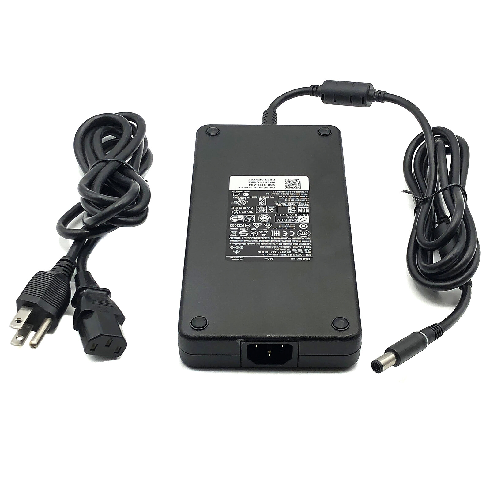 Original Dell AC Adapter 19.5V 12.3A 240W for Dell TB18DC USB-C Docking Station