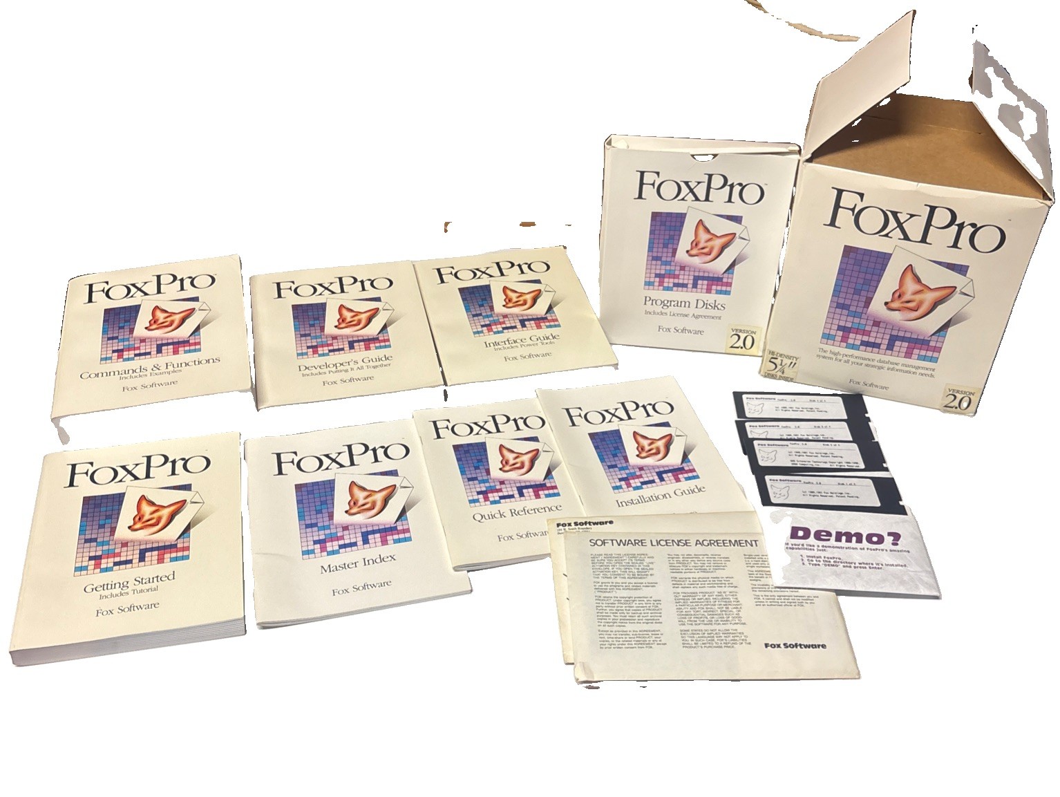 Microsoft FoxPro v 2.0 Relational Database Management Syst