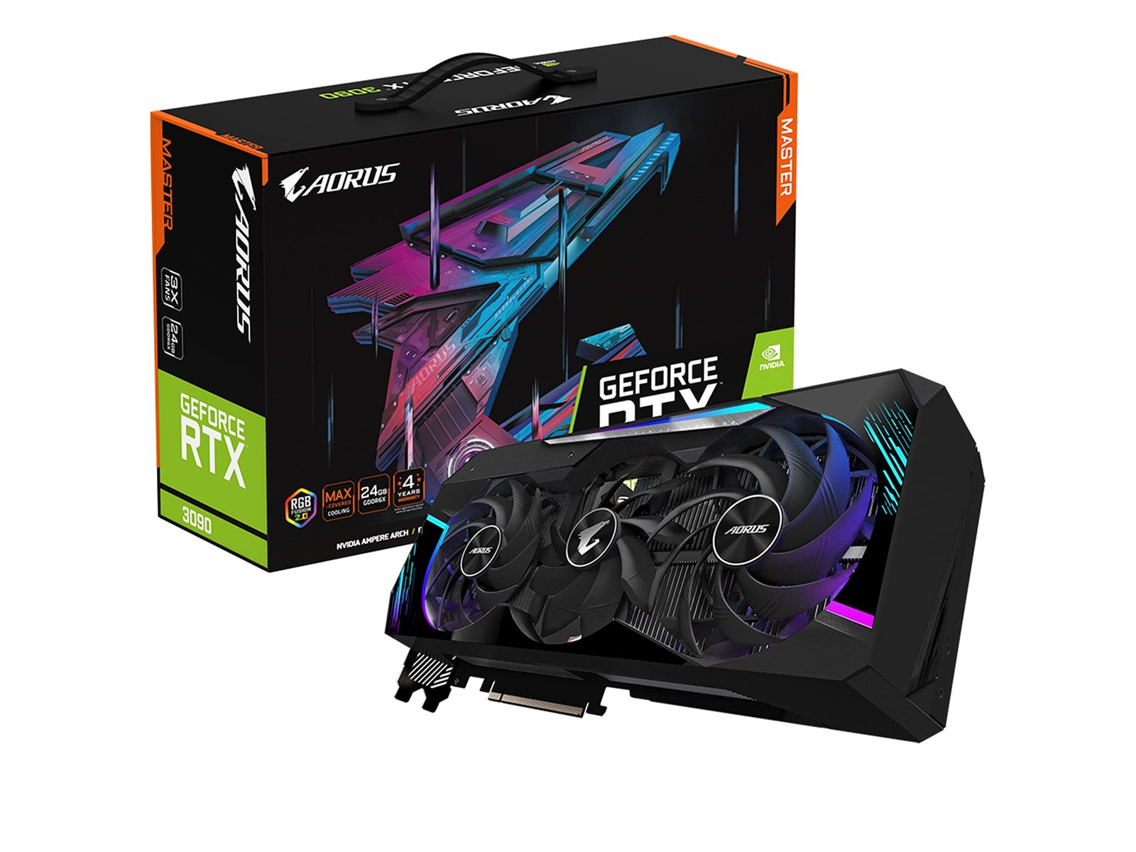 Gigabyte AORUS GeForce RTX 3090 Master 24GB Graphics Card GV-N3090AORUS M-24GD