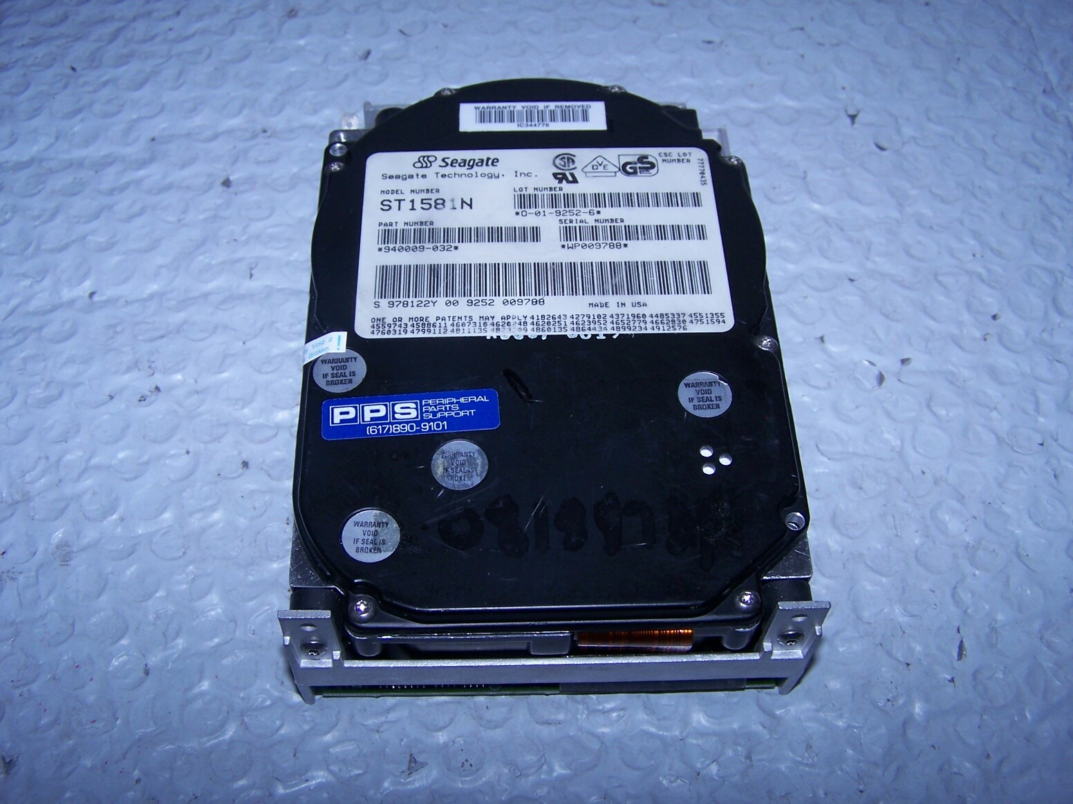 Seagate ST1581N 525 MB 50 Pin 3.5" SCSI 1 Hard Drive