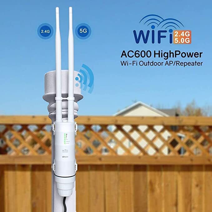 WAVLINK Outdoor Range Extender Long Range AC600/N300/AC1200 Yard RV AP Router