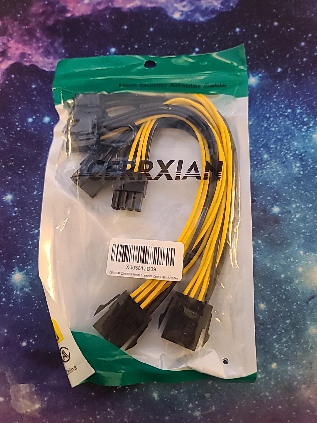 (2-Pack) COMeap 8 Pin PCIe Splitter Cable, GPU VGA PCIe 8 Pin Female to Dual...