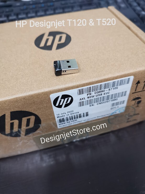 New Firmware forHP CQ890-67105 Designjet T120 T520 USB Module, Fixes Blue Screen
