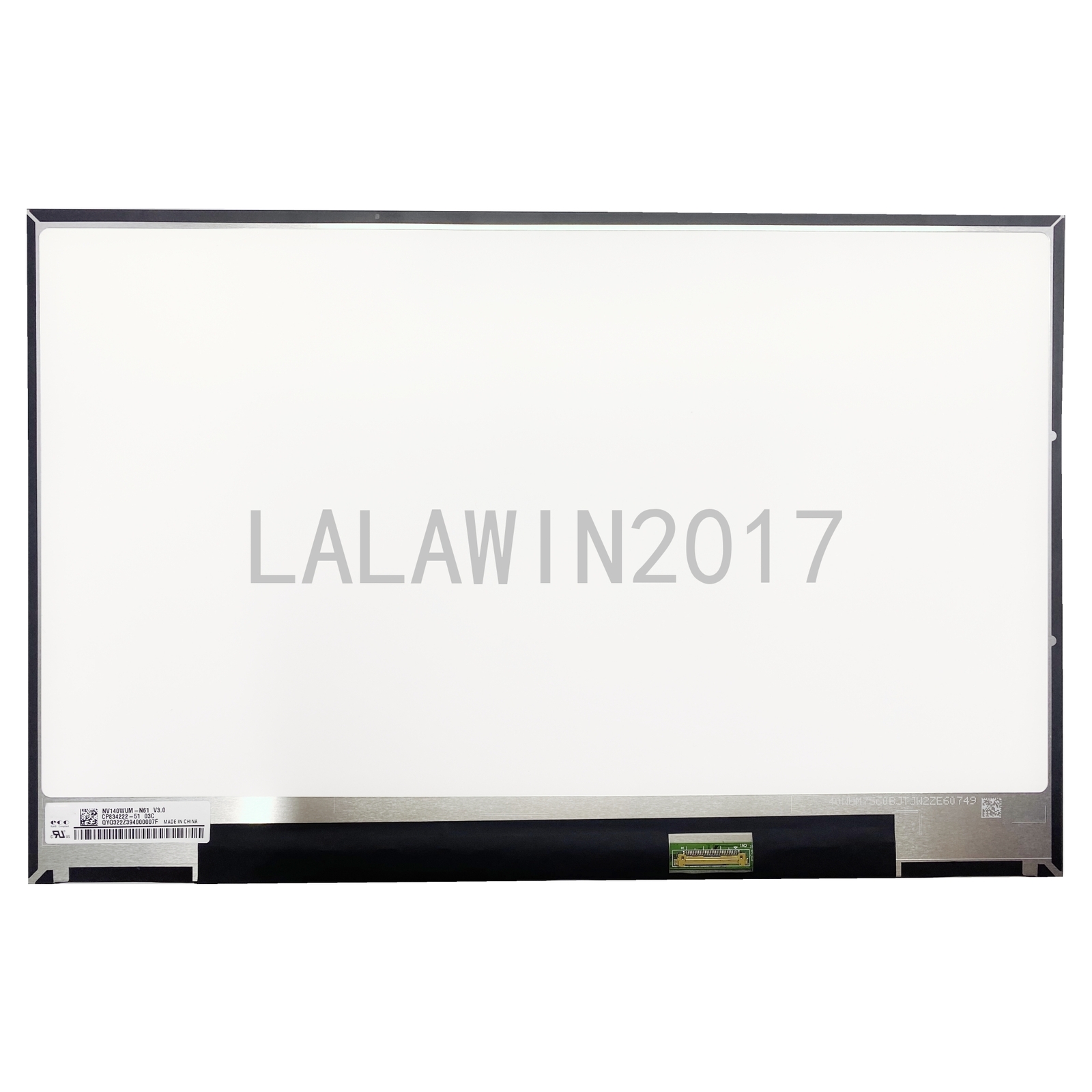NV140WUM-N61 V3.0 14.0inch Matrix Replacement Panel Display 1920x1200 EDP 30Pins
