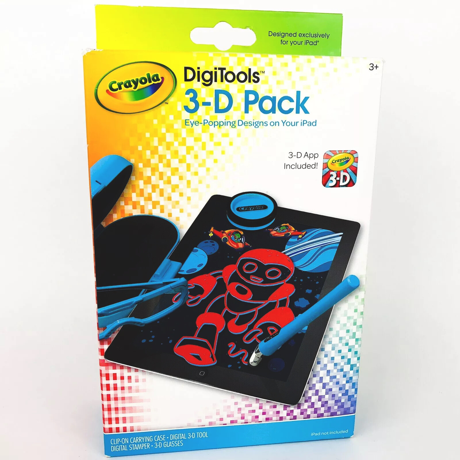 Crayola DigiTools 3D Effects Pack for iPad NEW Digital Coloring Designs BN26