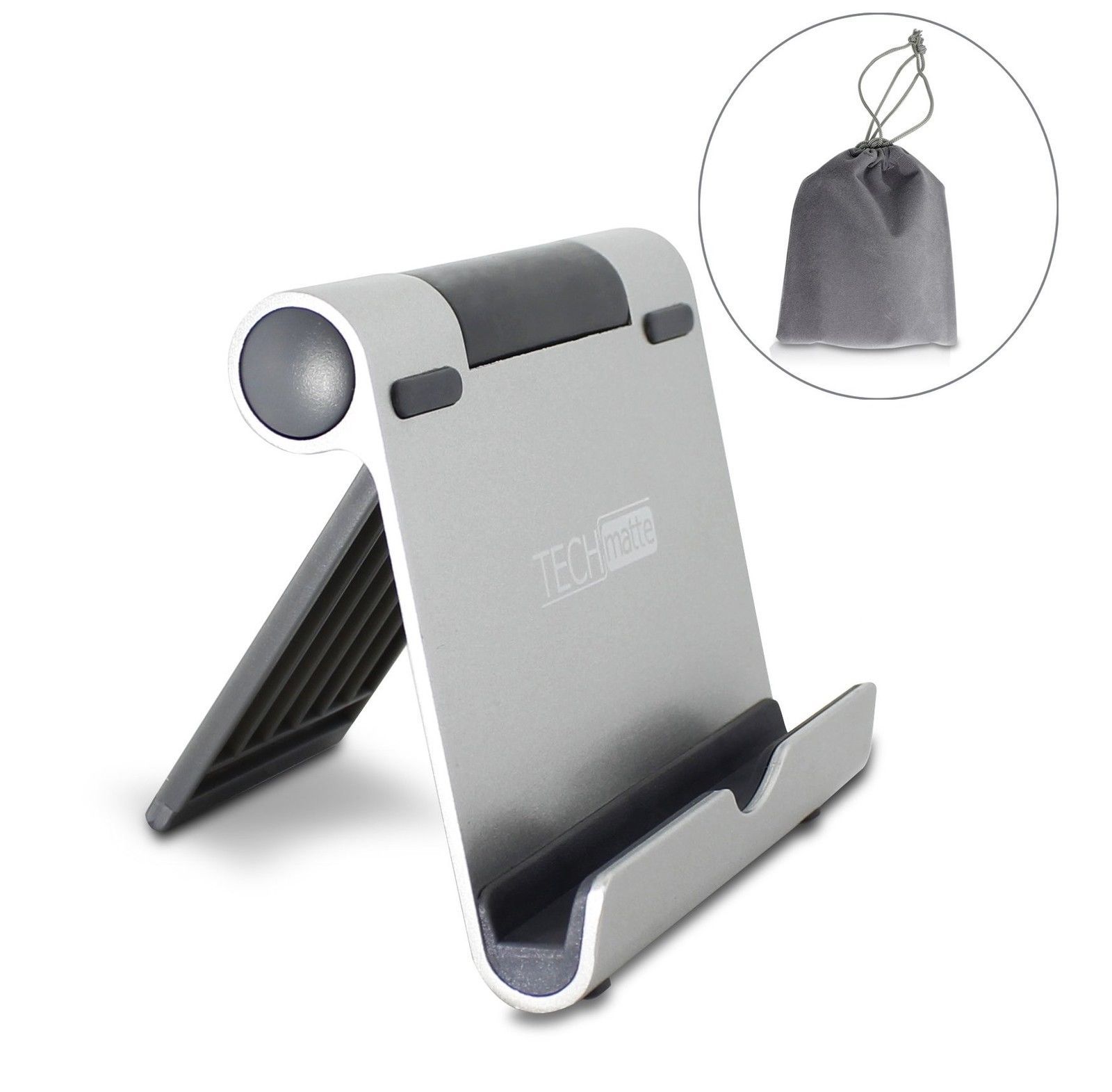 NEW iPad Stand TechMatte Multi-Angle Aluminum Holder Tablets, E-Readers, etc