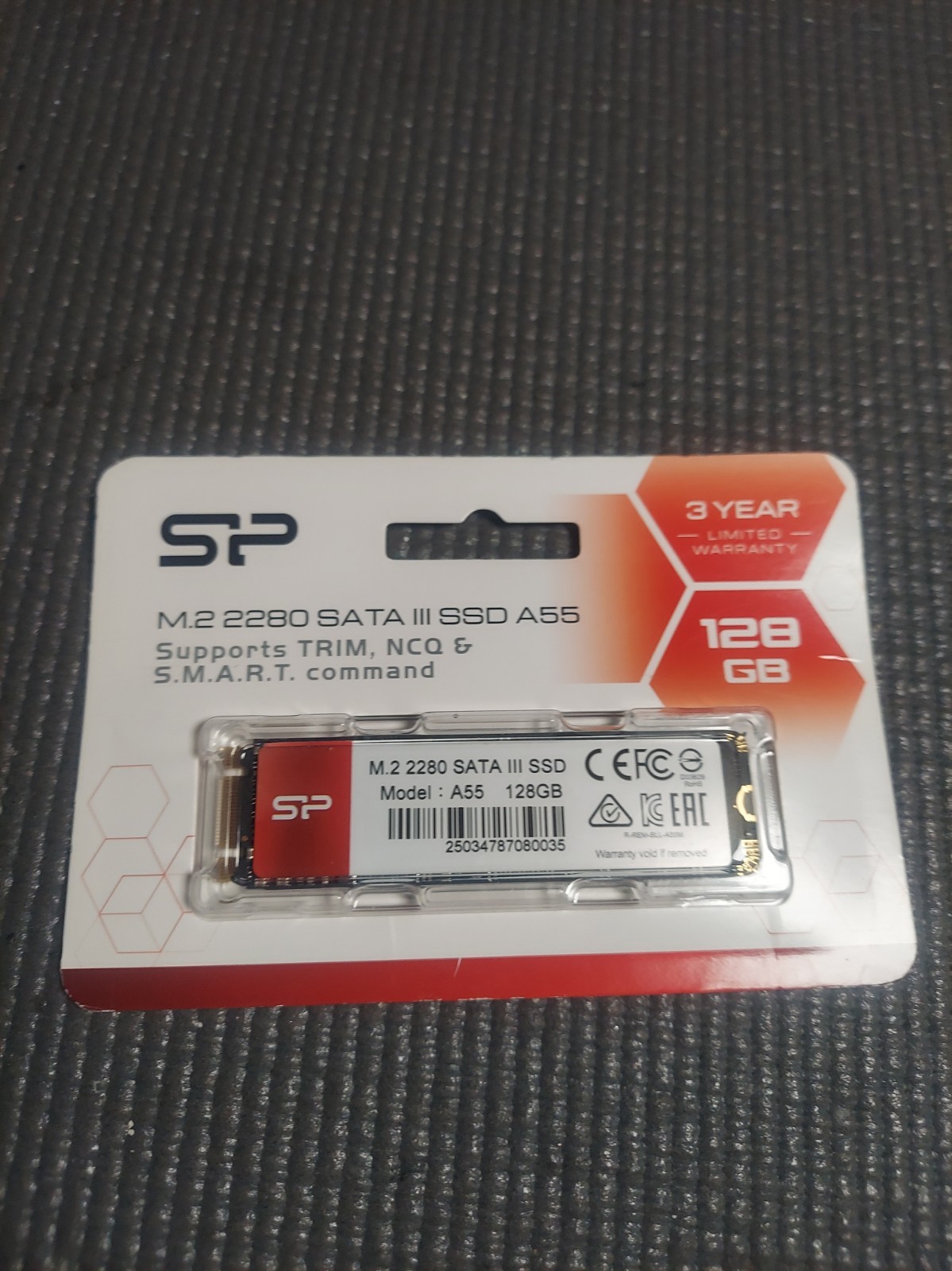 Silicon Power SP A55 128GB M.2 2280 SATA III Internal SSD - New In Package