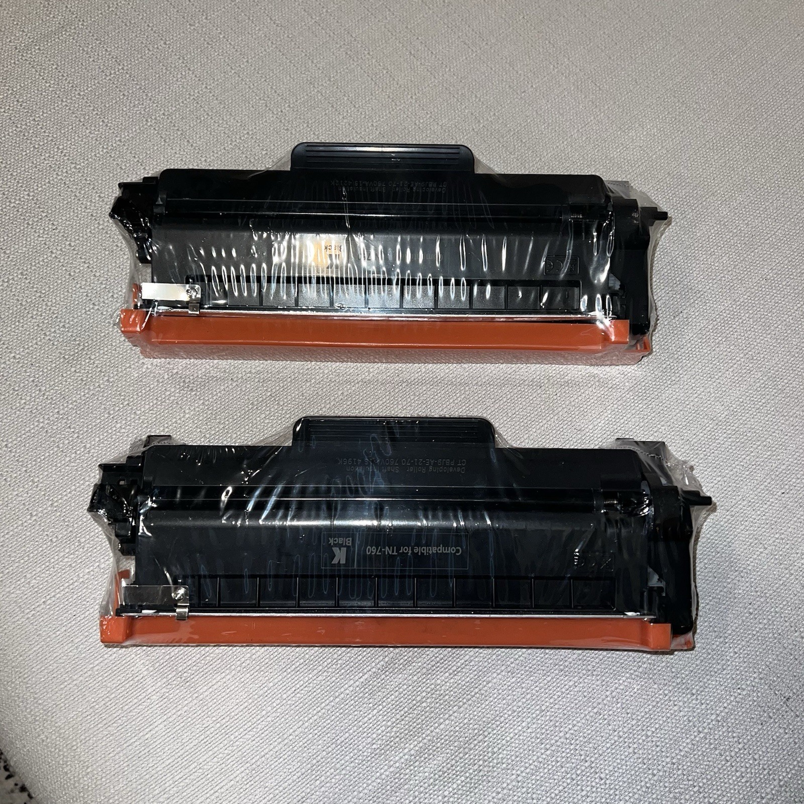 Compatible For TN-760 K Black Pack Of 2 Both In Cellophane