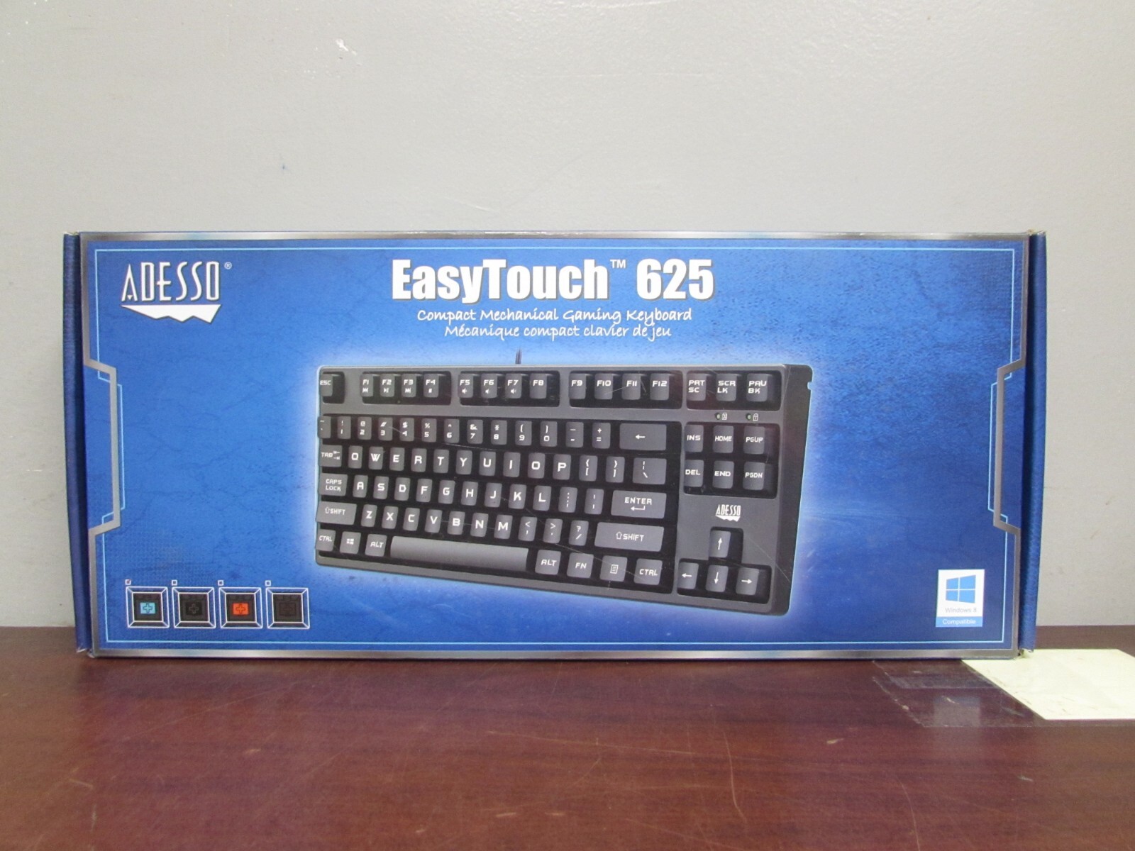 NEW ADESSO EASYTOUCH 625 COMPACT MECHANICAL GAMING KEYBOARD (31B)