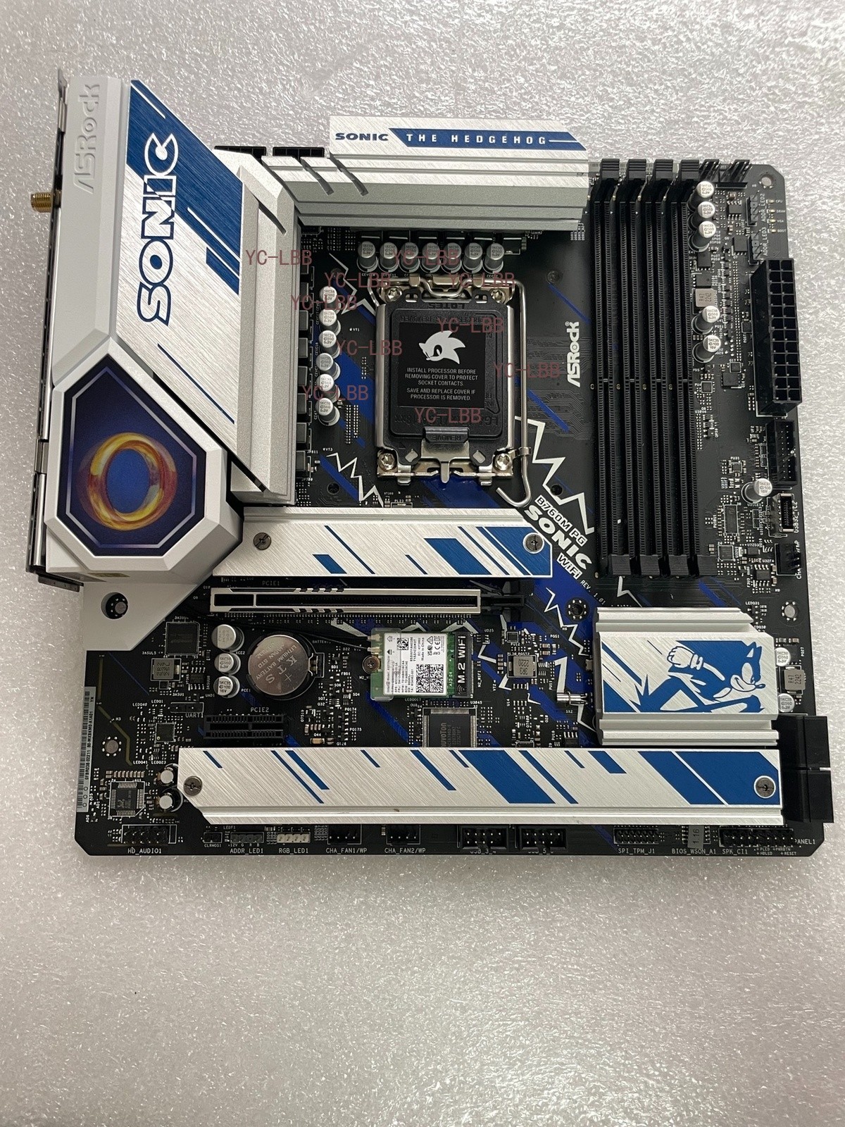 FOR ASROCK B760M PG SONIC WIFI LGA1700 DDR5*2 256GB Micro ATX Motherboard Test