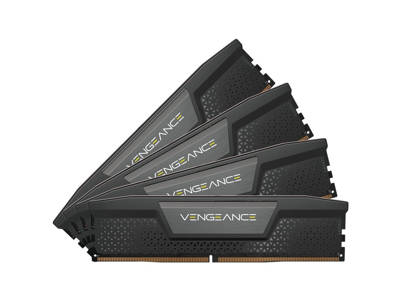 CORSAIR Vengeance 96GB (4 x 24GB) 288-Pin PC RAM DDR5 5600 (PC5 44800) Desktop M