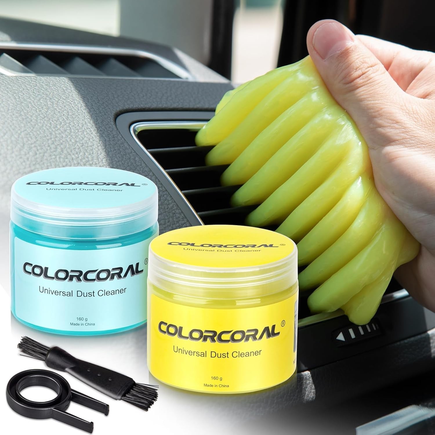 2Pack Keyboard Cleaning Gel Set Universal Dust Cleaner for PC