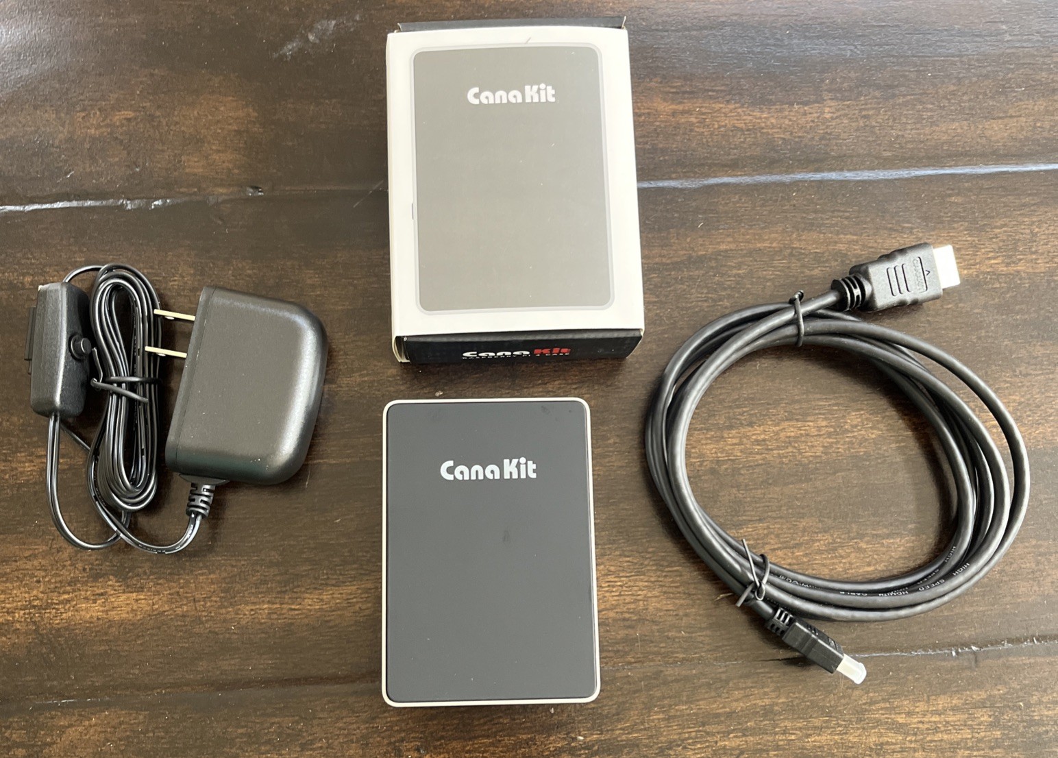 Canakit Raspberry Pi 4 8GB RAM Complete Kit w/ 64GB MicroSD, Power, mHDMI Cable
