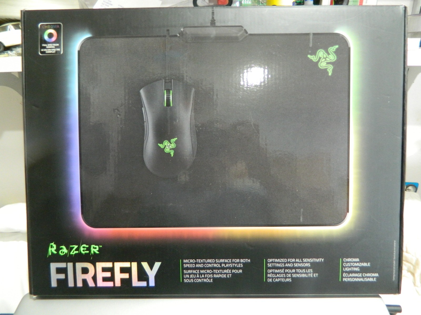 Razer Firefly Chroma Full Spectrum Gaming Mat w/Mouse