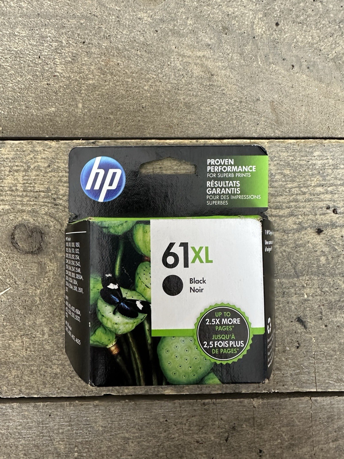 Genuine HP 61XL Black Printer Ink Cartridge in Retail Box Exp 12/2021 OEM