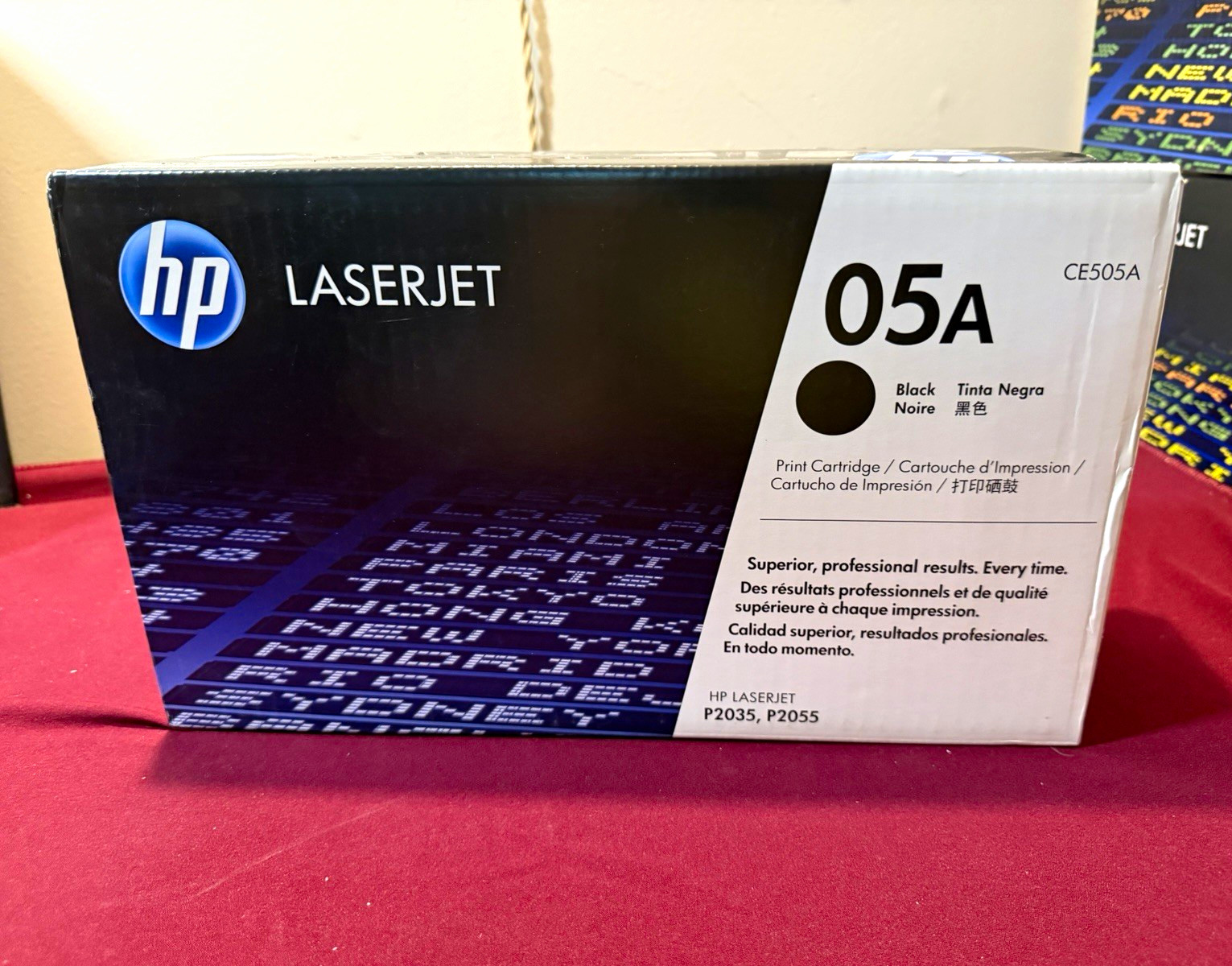 HP LaserJet 05A CE505A Black Toner Cartridge for P2035 P2055 new sealed box ink 