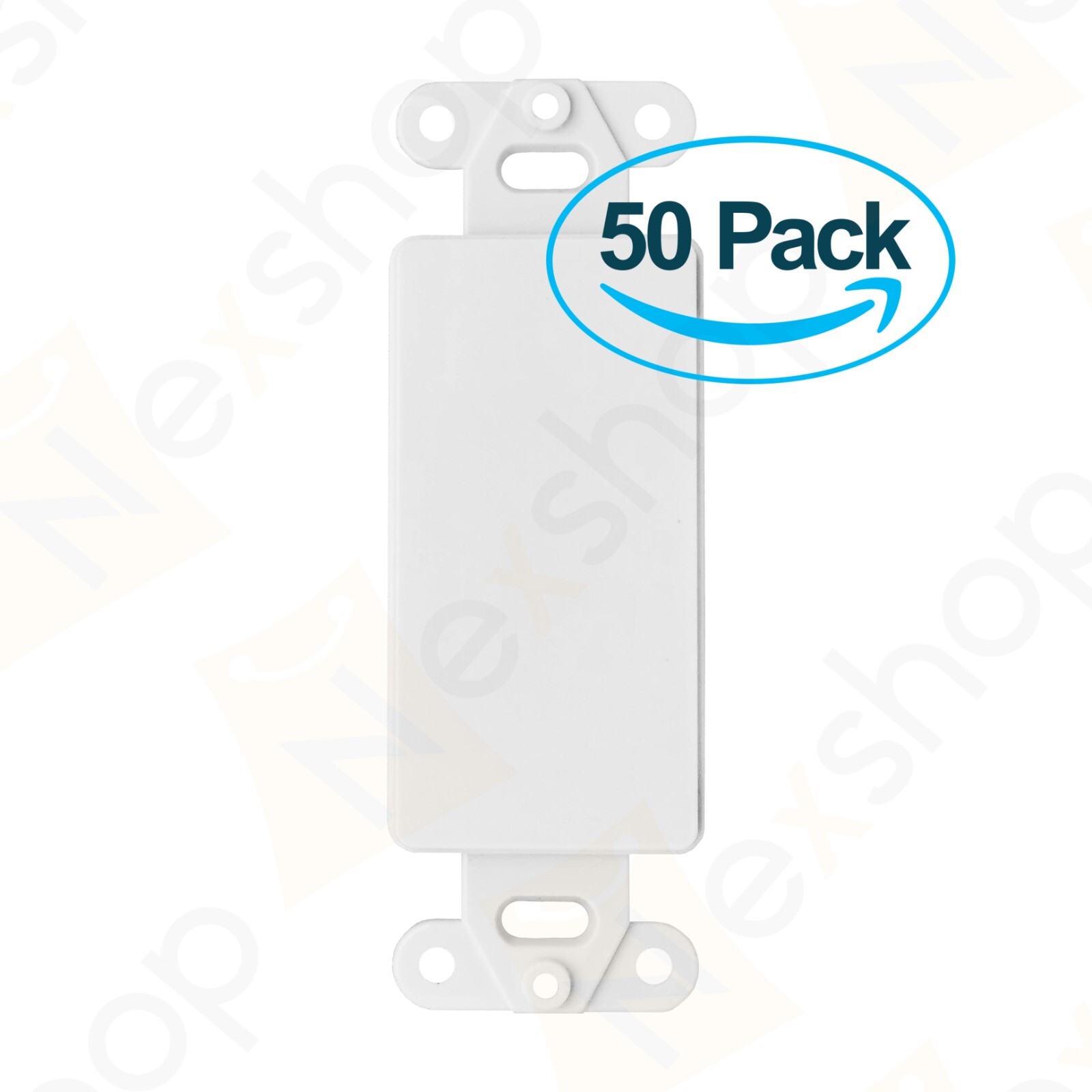 50x Nex Decora RJ45 Network Keystone Wall Plate Insert - 0 1 2 3 4 6 Port - Lot