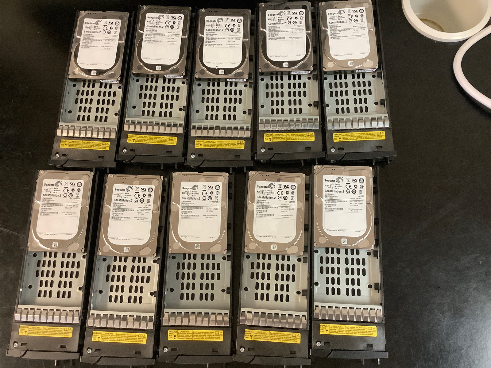 Lot Of 10 Seagate Constellation .2  6Gbps Hard Drives