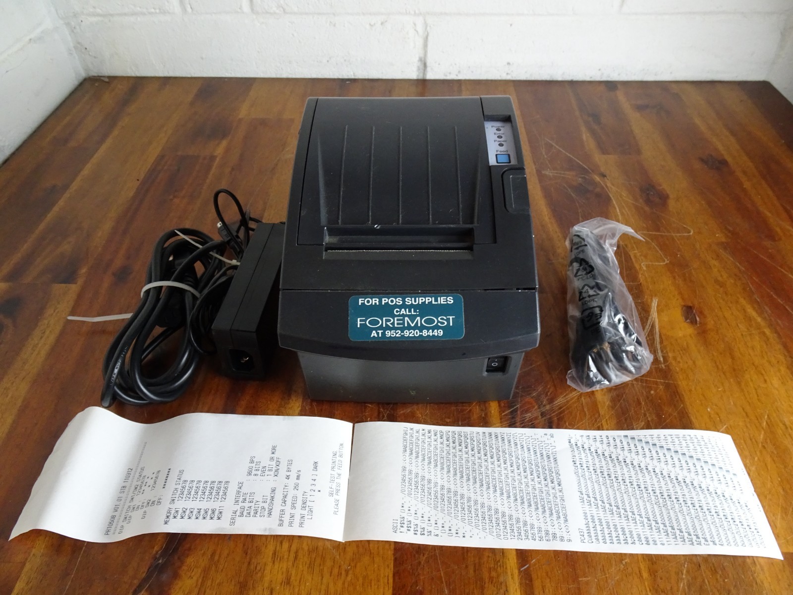Bixolon SRP-350plusII POS Thermal Receipt Printer + USB + AC + Serial Tested