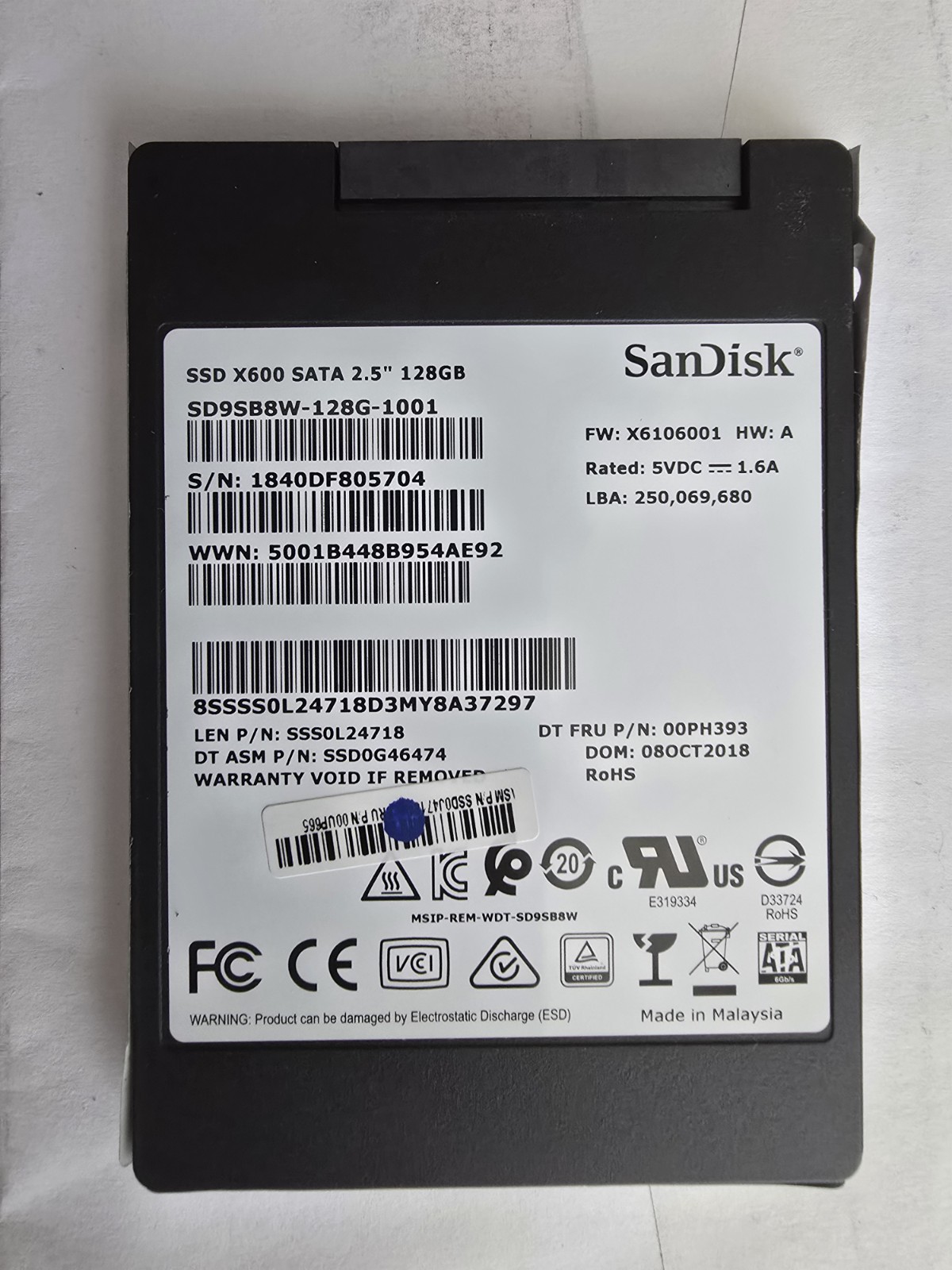 SanDisk X600 128 GB Internal SSD