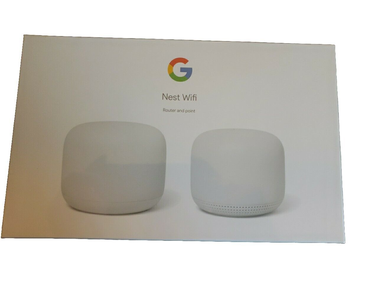 Google Nest Wifi Router and Point - Snow - NEW, SEALED IN BOX - ***