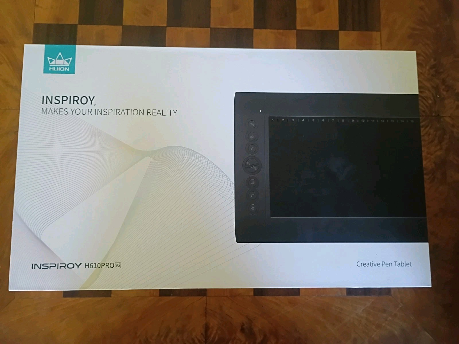 Huion Inspiroy H610PRO V2 Graphics Drawing Tablet Pen Stylus Box Accessories