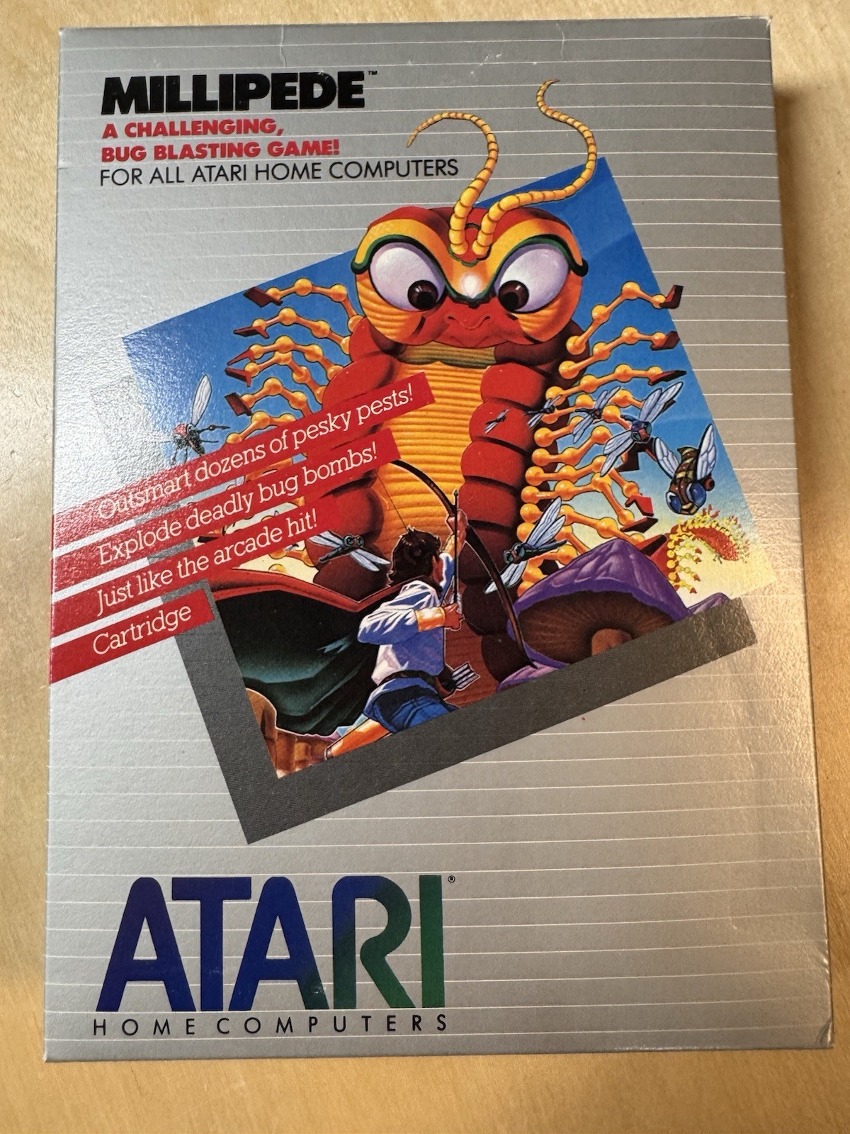 Millipede Atari 800/XL/XE Cartridge - Small Box - CIB - Great Condition