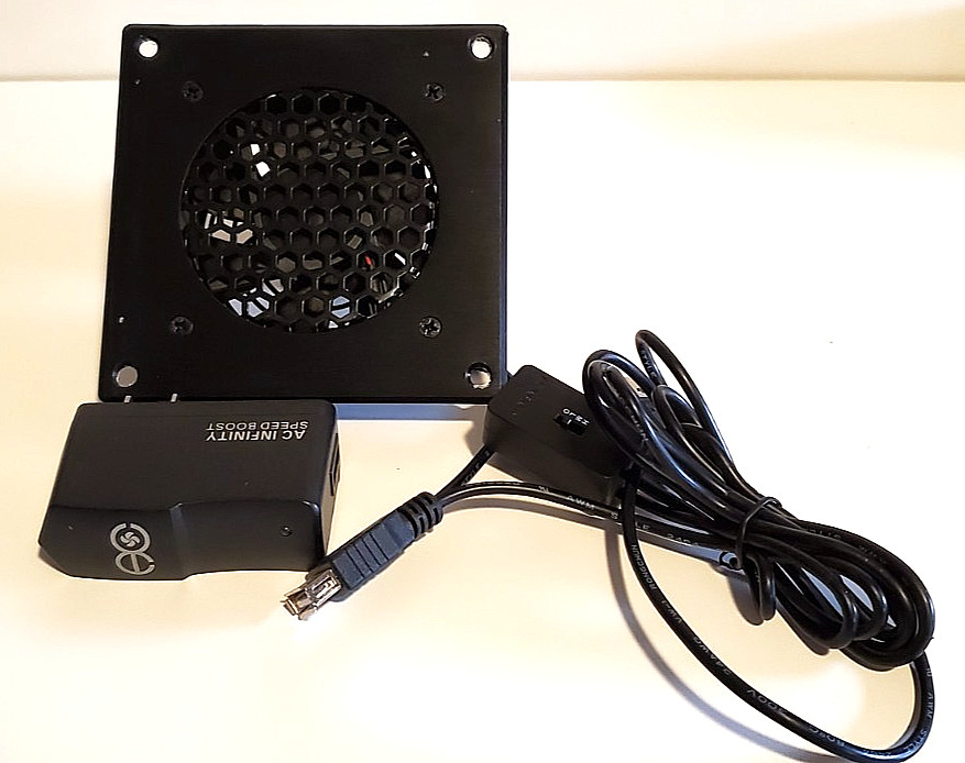 AC Infinity AIRPLATE S1, Quiet Cooling Fan System 4" with Speed Control