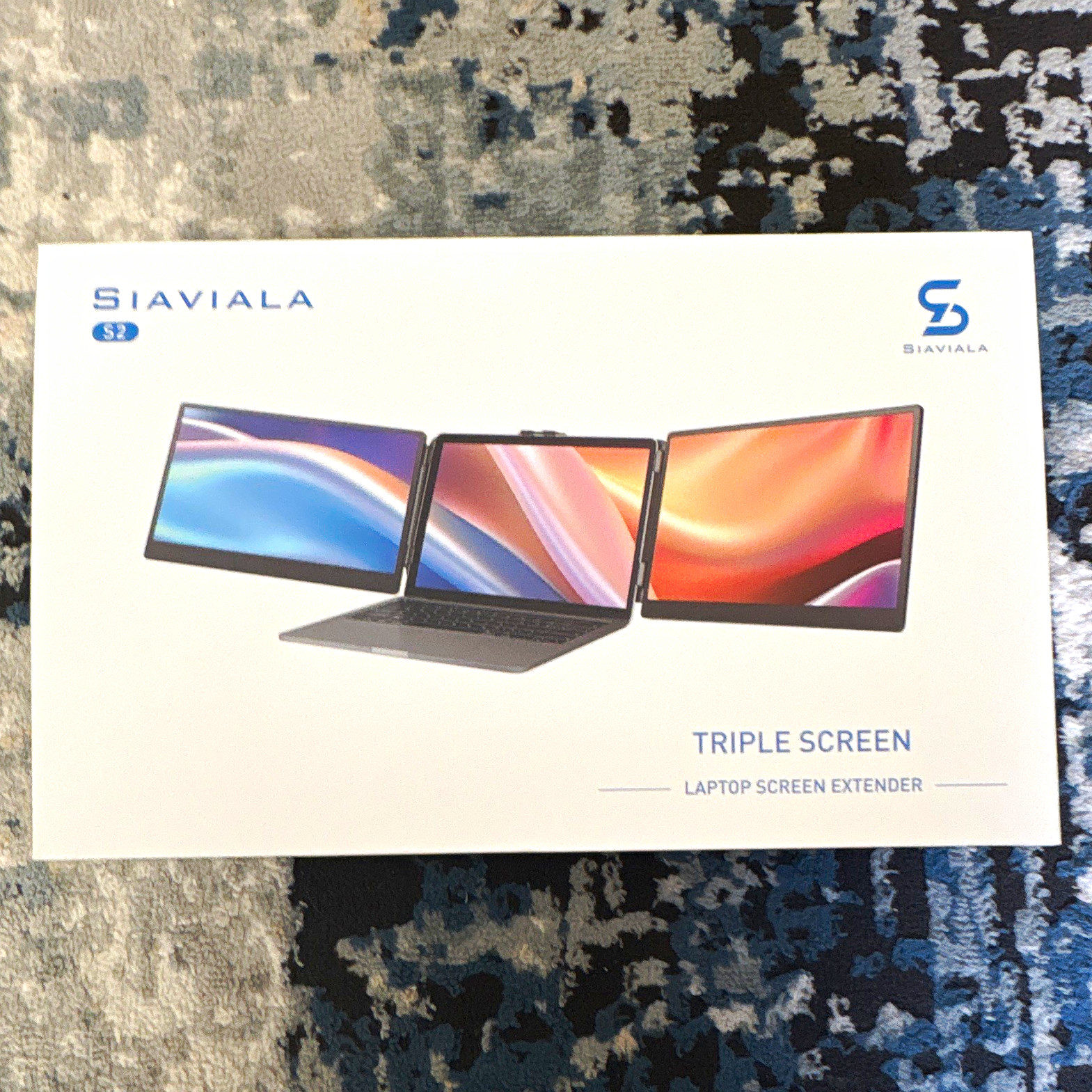 SIAVIALA S2 Triple Screen Laptop Extender 14in FHD 1080P 60Hz Black