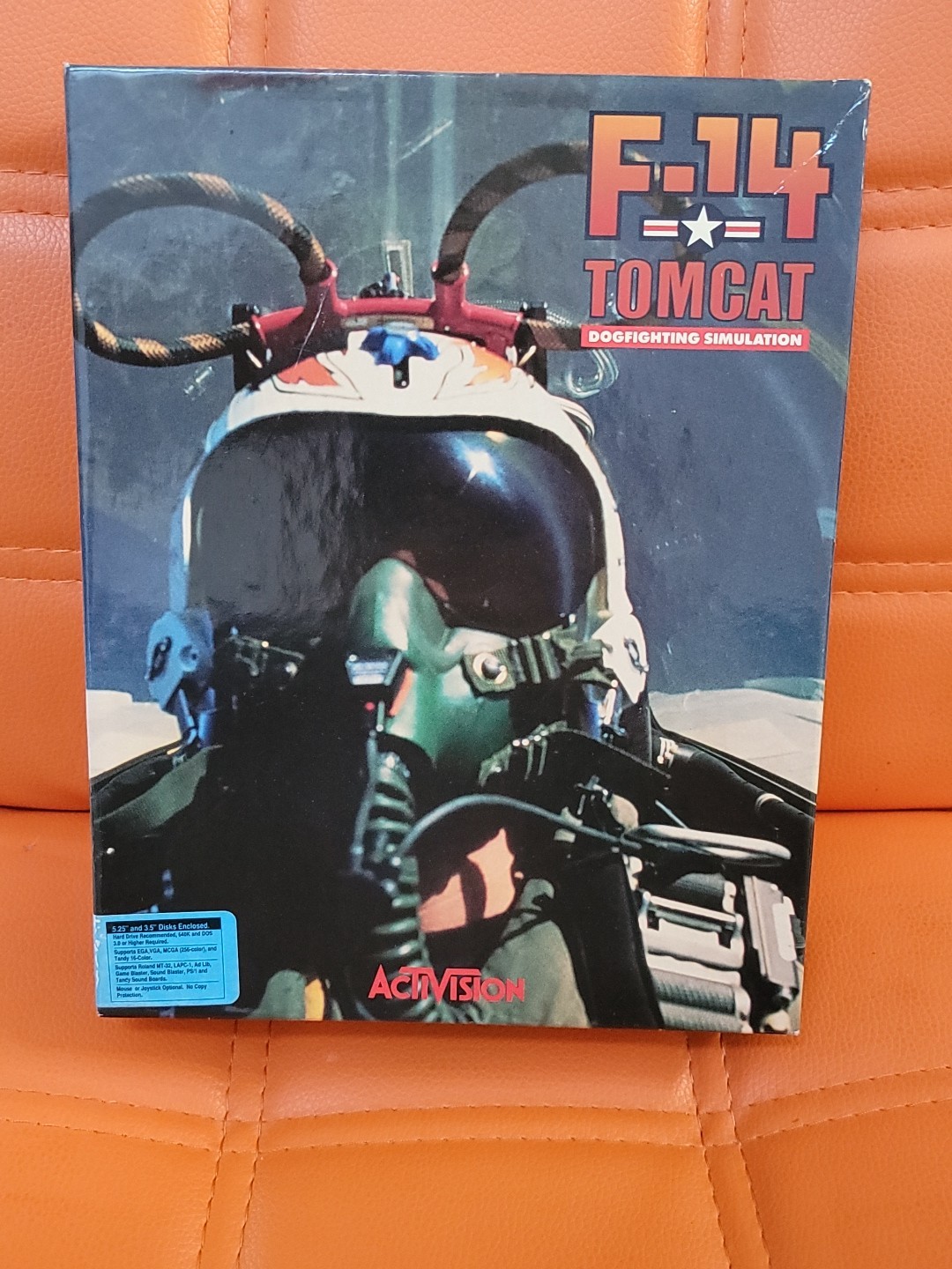 F-14 Tomcat Dogfight Simulator (Windows PC IBM Floppy Big Box, 1990) Complete
