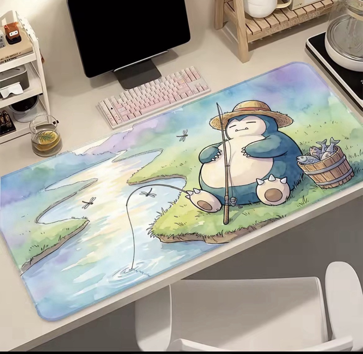 Pokemon Snorlax Grande Mousepad Large Gaming Mouse Pad