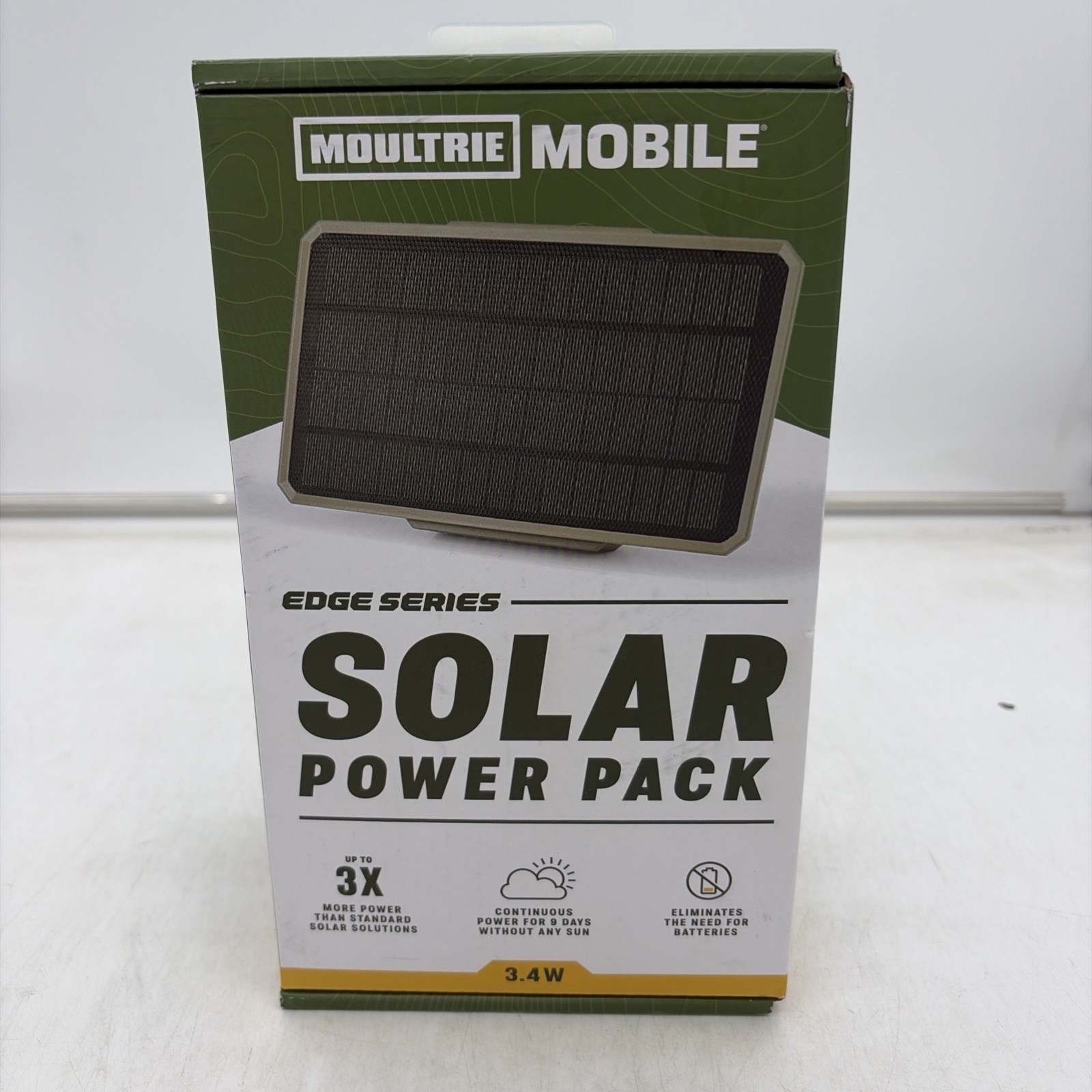 Solar Panel Uninterrupted Power for EDGE Cameras New In Box