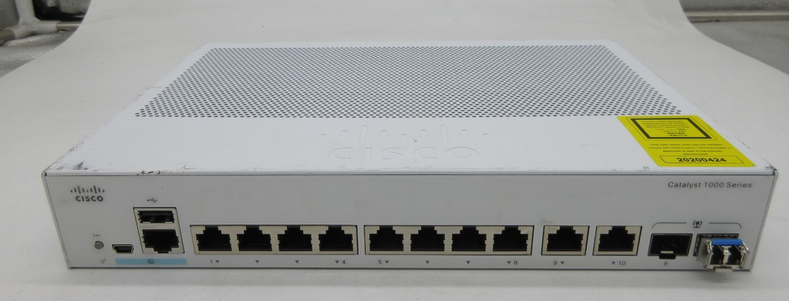 Cisco Catalyst 8-Ports 2x SFP PoE Network Switch (C1000-8T-E-2G-L)