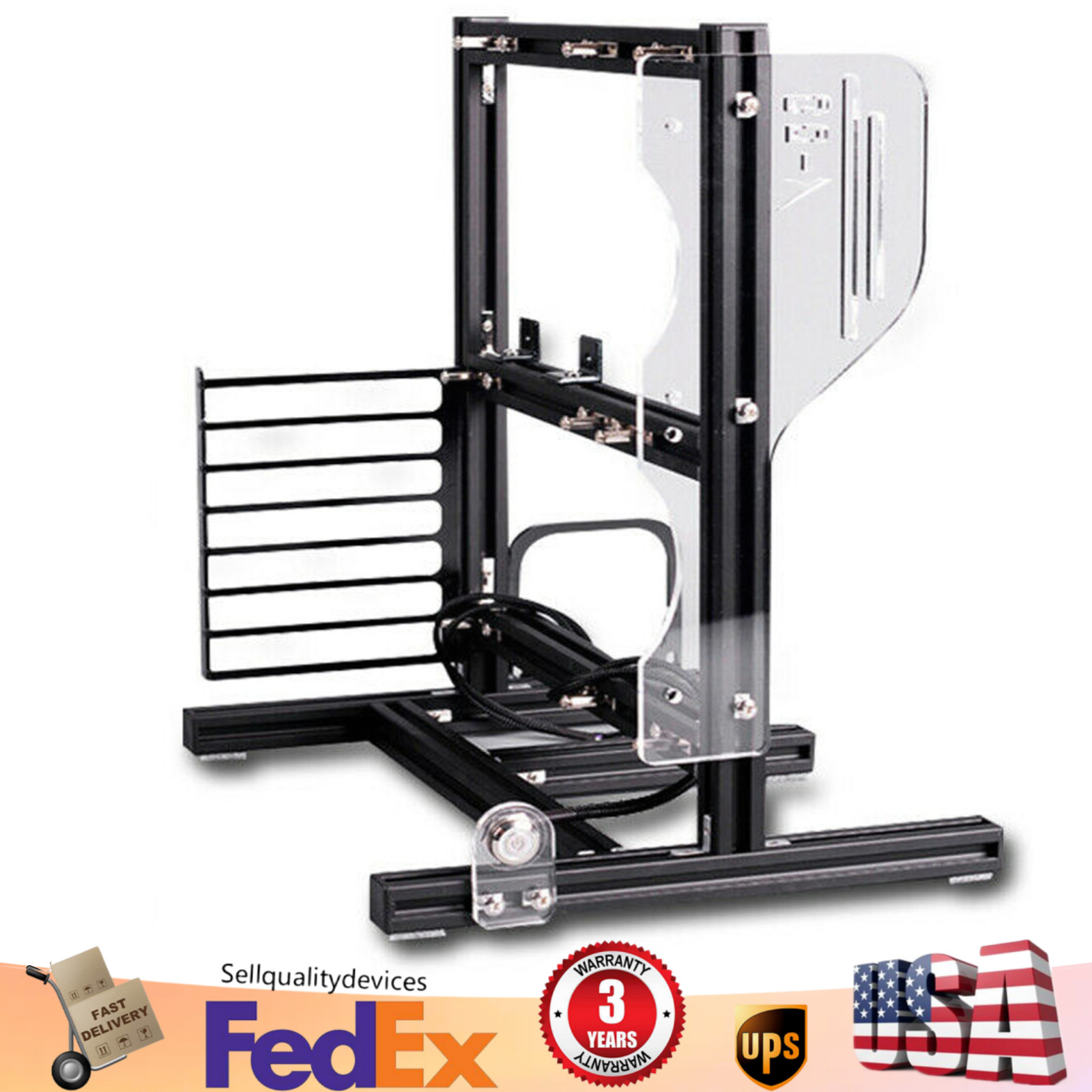 PC Frame Test Bench ITX ATX MATX Open Air Case Water Cooling Fan Frame Chassic