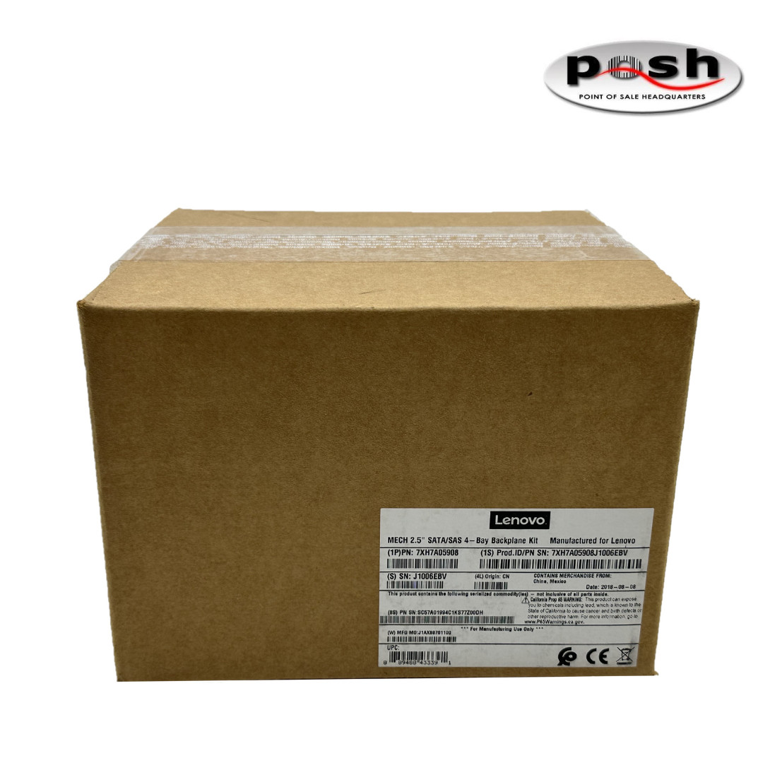Lenovo MECH 2.5" SATA/SAS 4- Bay Backplane Kit Part Number: 7XH7A05908