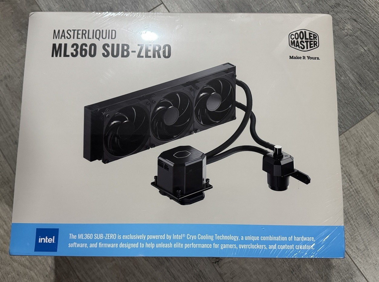 NEW COOLER MASTER MasterLiquid ML360 SUB ZERO Water Cooler TEC AIO Water Cooling
