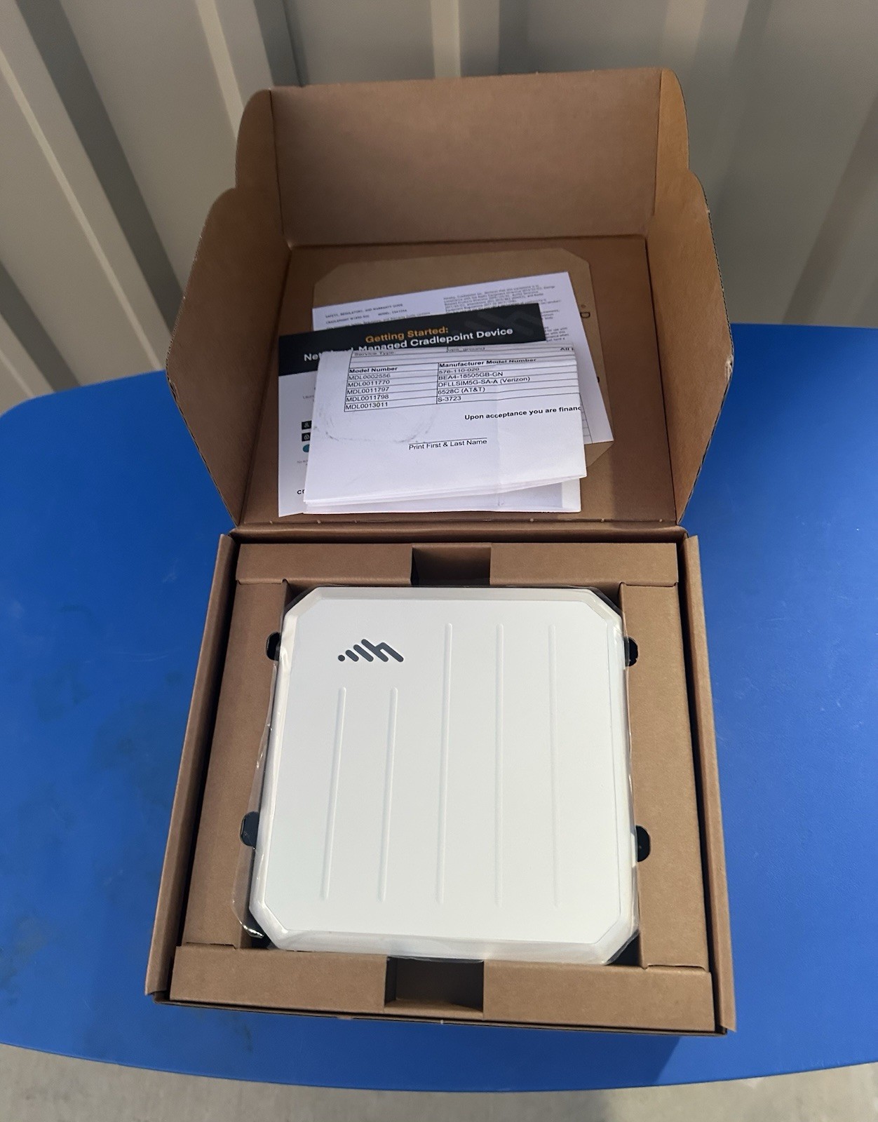 NEW Cradlepoint W1850-5GC 5G Adapter BEA4-1850-5GC-GN + Antennas PoE