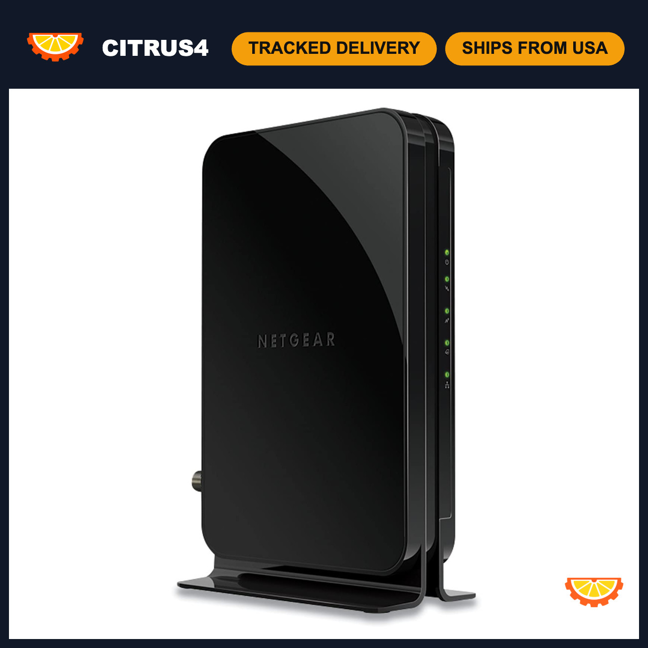 High-Speed Cable Modem for Xfinity, Cox - DOCSIS 3.0, 300Mbps, Ethernet, Single