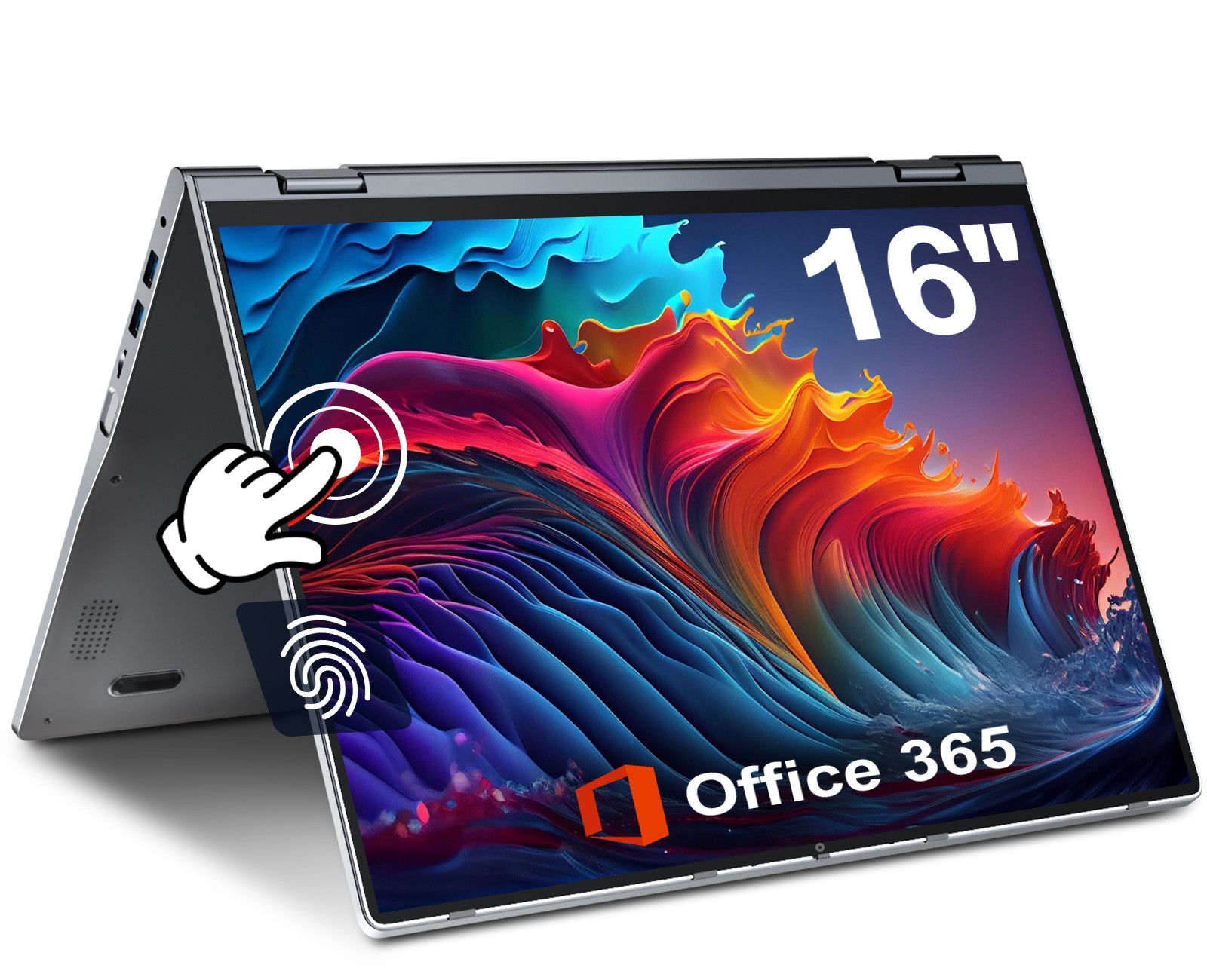 2026 Jumper Slim Business Laptop 16" Office Intel N5095 20GB RAM 1TB SSD Touch