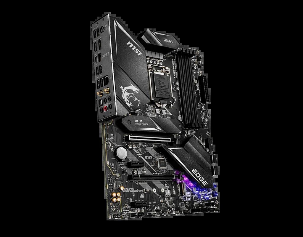 MSI MPG Z490 Gaming Edge WiFi ATX Motherboard LGA 1200 Tested Working