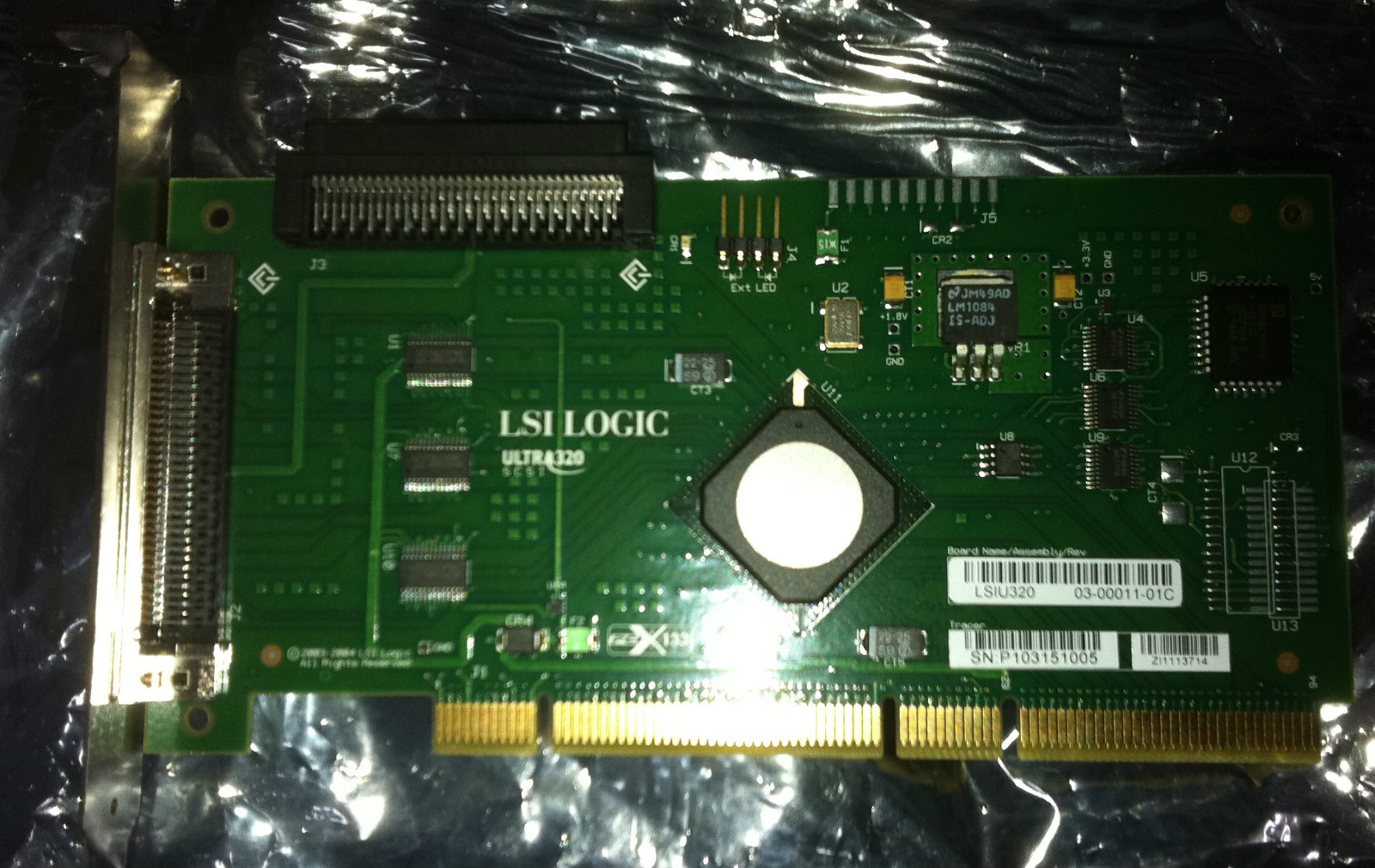 5x LSI Logic LSIU320 Ultra320 Single Channel SCSI LVD Controller card HBA PCI-X