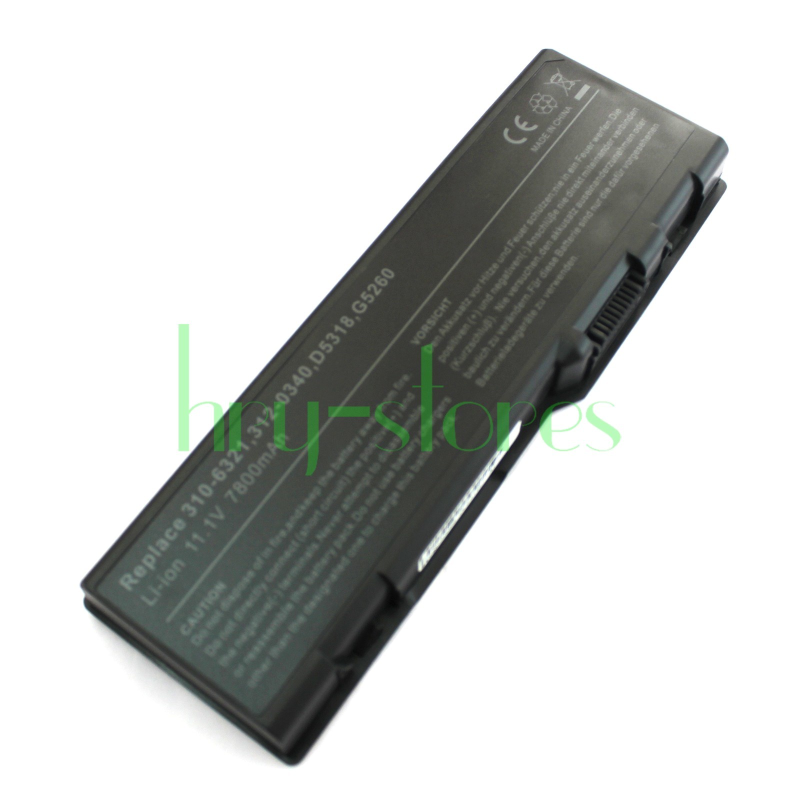 9Cell Battery for Dell Inspiron 6000 9200 9300 9400 XPS Gen 2 D5318 D5318 YF976